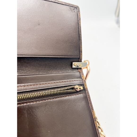 Vintage Louis Vuitton Passport Travel Monogram Wallet Converted Crossbody - Picture 15 of 16